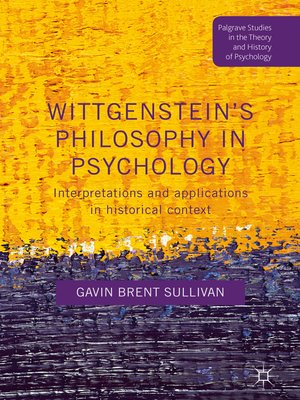 cover image of Wittgenstein's Philosophy in Psychology